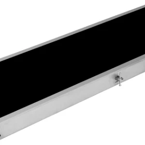 Varmeplate med keramisk glasstopp. 5x1/1 GN.For innbygging.