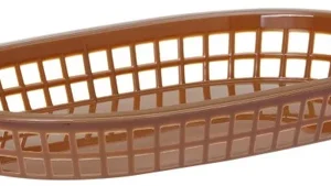 Kurv, sett med 6 stk i polypropylen Brun