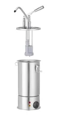 Saus vannbad med dispenser 3 l, rustfritt stål
