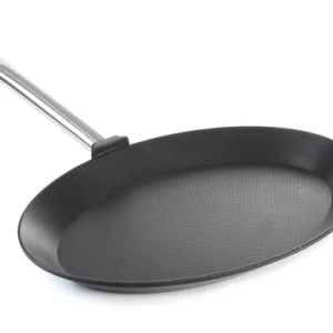 Stekepanne til fisk, Titanium Pro Oval, 400x275x35mm