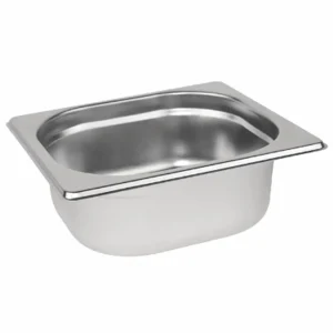 1/6 GN kantine 304 rustfritt stål 176x162x 65 mm