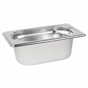 1/9 GN kantine 304 rustfritt stål 176x108x 65 mm