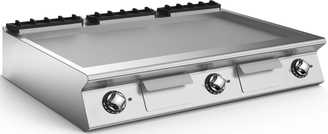 Flatgrill Støpejern, 3 stekesoner