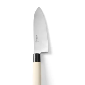 Japansk kniv 'Santoku', lyst trehåndtak Lengde 295 mm