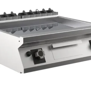 Gassflatgrill Støpejern, 2 stekesoner